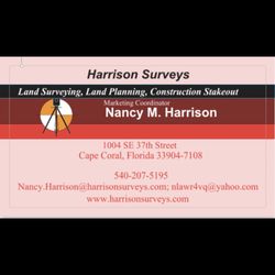 Harrison Surveys - Open 7 days a week! Give us a call!