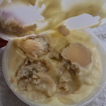 Soul Boat - Banana pudding (taste store bought) and looks waaay more yellow in person than in the picture - Soul Food Near Me - Catonsville, Maryland Soul Boat - Banana pudding (taste store bought) and looks waaay more yellow in person than in the picture - Soul Food Near Me - Catonsville, Maryland