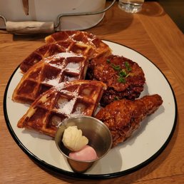 Chicken and Waffles Plate