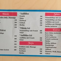 Annie's Nails - Price list