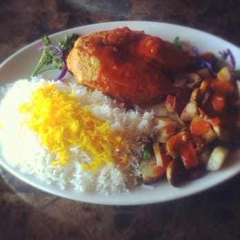 Caspian - Oven Baked Chicken ($18) - Persian/Iranian Near Me - Bellevue, Washington