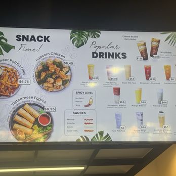 Feng Cha - menu - Bubble Tea Near Me - Riverside, California