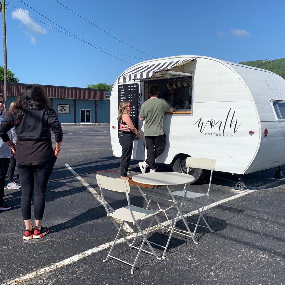 Worth Coffee Co - a group of people standing in front of a coffee trailer - Coffee & Tea Near Me - Dunlap, Tennessee Worth Coffee Co - a group of people standing in front of a coffee trailer - Coffee & Tea Near Me - Dunlap, Tennessee