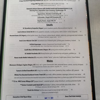 Jargon - Menu for the night - New American Near Me - Asheville, North Carolina Jargon - Menu for the night - New American Near Me - Asheville, North Carolina