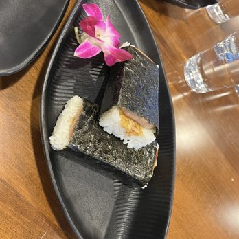 Cilantro Grill - Spam masubi - Thai Near Me - Cedar Park, Texas Cilantro Grill - Spam masubi - Thai Near Me - Cedar Park, Texas