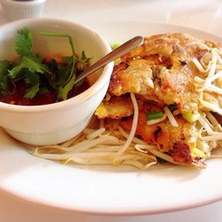 Thai Smile - Hoi-Tod,  Crisp fried mussel pancakes