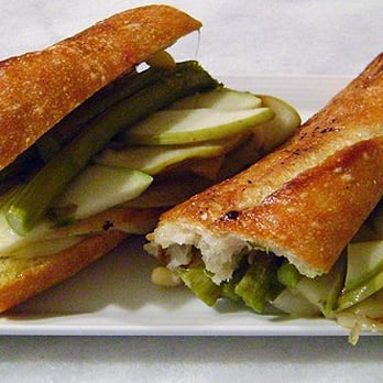 Ninth Avenue Vintner - Apples, cheese and asparagus sandwich - Beer, Wine & Spirits Near Me - New York, New York