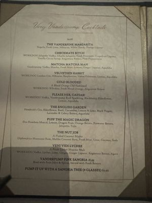 Menu photo 8 Vanderpump Cocktail Garden Las Vegas, NV