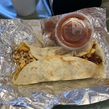 Juan's Burrito Express - Chorizo and egg burrito - Mexican Near Me - Fort Worth, Texas