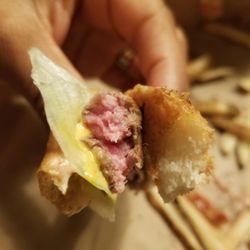 Wendy's - Undercooked cheeseburger