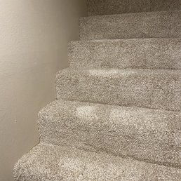 a close up of a set of stairs