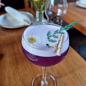 Madison - Queen of Crowns cocktail, comes with palo santo and a tarot card pull - Italian Near Me - San Diego, California