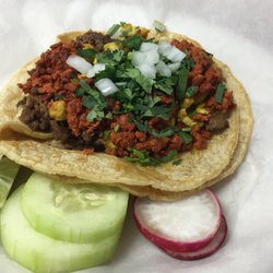 Taqueria J & C - Taco Campechano (Mixed meats)