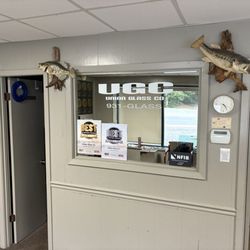 Union Glass - partial view of waiting area / front office