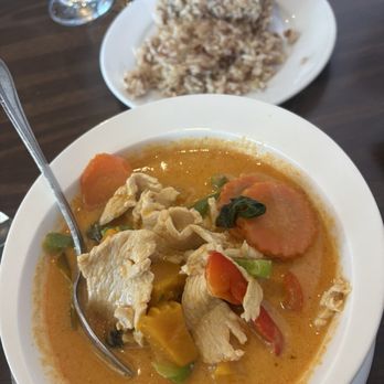 Sri Thai - Pumpkin curry and brown rice - Thai Near Me - Dublin, California Sri Thai - Pumpkin curry and brown rice - Thai Near Me - Dublin, California