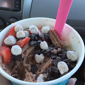 Iceskimo - Frozen chocolate with added cookie dough balls - Ice Cream & Frozen Yogurt Near Me - San Diego, California Iceskimo - Frozen chocolate with added cookie dough balls - Ice Cream & Frozen Yogurt Near Me - San Diego, California