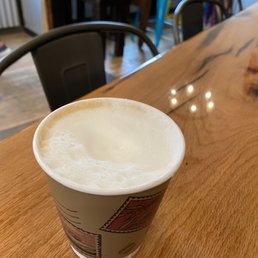 Cappuccino - the milk was over steamed Cappuccino - the milk was over steamed