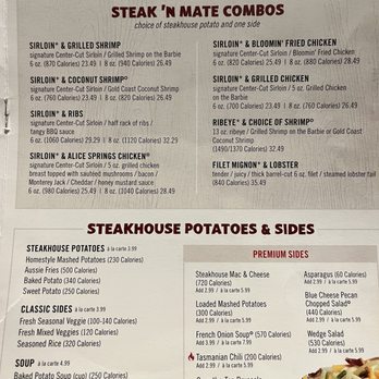 Outback Steakhouse - 2/2025. Steak combos. - Steakhouses Near Me - Independence, Ohio Outback Steakhouse - 2/2025. Steak combos. - Steakhouses Near Me - Independence, Ohio