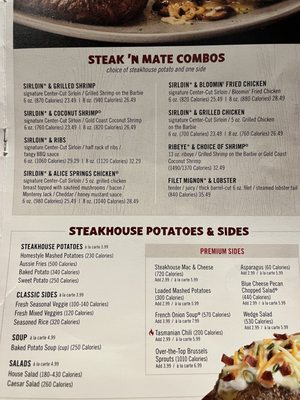Menu photo 1 Outback Steakhouse Independence, OH Menu photo 1 Outback Steakhouse Independence, OH