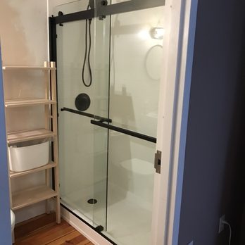 Custom Bath and Kitchen Remodeling - a glass shower - General Contractors Near Me - Hudson, Massachusetts
