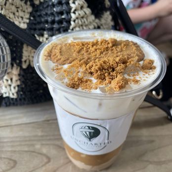 Uncharted Adventures Cafe - Biscoff Iced Latte - Coffee & Tea Near Me - Bakersfield, California Uncharted Adventures Cafe - Biscoff Iced Latte - Coffee & Tea Near Me - Bakersfield, California