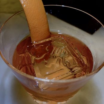 The Roosevelt Room - Old Fashioned, check out the branding - Cocktail Bars Near Me - Austin, Texas