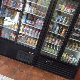 Drink options.