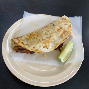 Sheila's Taqueria - Al Pastor quesadilla. Very good! - Tacos Near Me - Melvindale, Michigan Sheila's Taqueria - Al Pastor quesadilla. Very good! - Tacos Near Me - Melvindale, Michigan