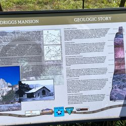 Driggs Mansion - Informational signage