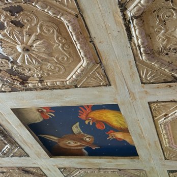Tumble 22 Chicken Joint - Ceiling - fox in the hen house - Chicken Wings Near Me - Austin, Texas Tumble 22 Chicken Joint - Ceiling - fox in the hen house - Chicken Wings Near Me - Austin, Texas