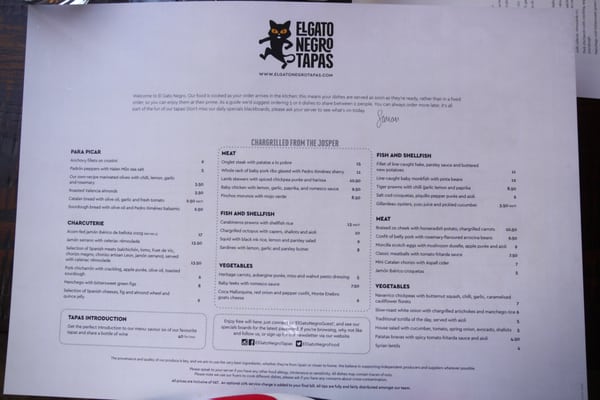 Menu photo 3 El Gato Negro Manchester, XGM
