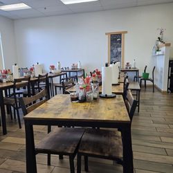 Red Kitchen - The dining area