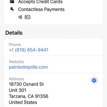 Painted Reptile - Unit 301 on google maps - Reptile Shops Near Me - Tarzana, California