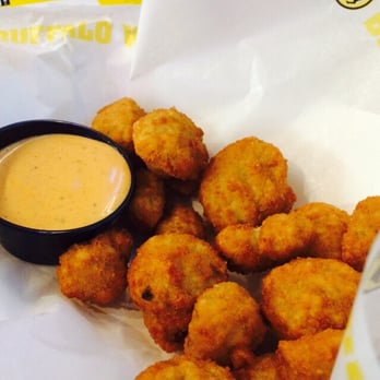 Buffalo Wild Wings - Fried mushrooms...you can pass on these! - Chicken Wings Near Me - Boynton Beach, Florida