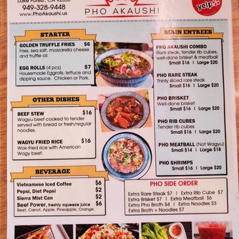 Pho Akaushi - Menu - Vietnamese Near Me - Santa Ana, California Pho Akaushi - Menu - Vietnamese Near Me - Santa Ana, California