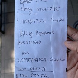 Some of the agent I spoke to
