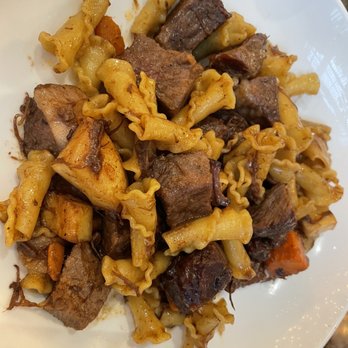 The George - Beef Bourguignon (buttered pasta) - New American Near Me - Seattle, Washington The George - Beef Bourguignon (buttered pasta) - New American Near Me - Seattle, Washington