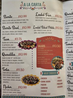 Menu photo 4 Calixto Mexican Grill Livonia, MI