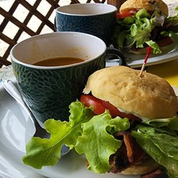 Sugar Nymphs Bistro - BLT and soup