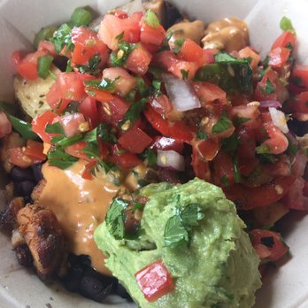 QDOBA Mexican Eats - Chicken bowl! - Mexican Near Me - Sheridan, Wyoming