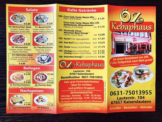Menu photo 2 Öz Kebaphaus Kaiserslautern, RP
