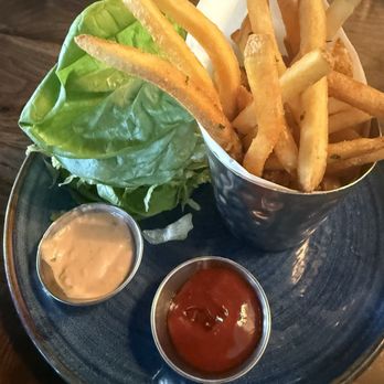 Eureka! - Burger wrapped in lettuce - Bars Near Me - Cerritos, California Eureka! - Burger wrapped in lettuce - Bars Near Me - Cerritos, California