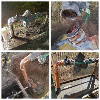 PRO Backflow Testing Services - Riser leak due to corroded galvanized pipe. New copper upstream piping. - Backflow Services Near Me - Rialto, California PRO Backflow Testing Services - Riser leak due to corroded galvanized pipe. New copper upstream piping. - Backflow Services Near Me - Rialto, California