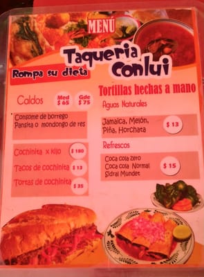 Menu photo 1 Taqueria Conlui Cancún, ROO
