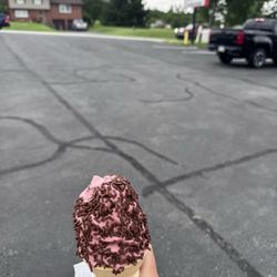 Fort Allen Frosty Shack - Medium Black raspberry with chocolate sprinkles