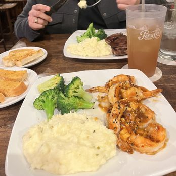 Three Italian Restaurant - New York Steak and shrimp plate - Italian Near Me - Fairfield, California Three Italian Restaurant - New York Steak and shrimp plate - Italian Near Me - Fairfield, California