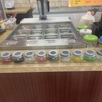 Tea Bubblers - Ingredients station - Coffee & Tea Near Me - Houston, Texas