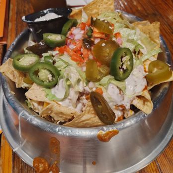 Double Dogs - The nachos come in a dog bowl - Sports Bars Near Me - Bowling Green, Kentucky