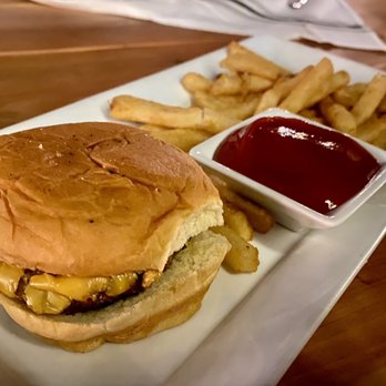 Sur at The Barnyard - Cheeseburger Slider & Fries - New American Near Me - Carmel, California Sur at The Barnyard - Cheeseburger Slider & Fries - New American Near Me - Carmel, California