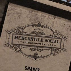 Mercantile Social - Drink menu